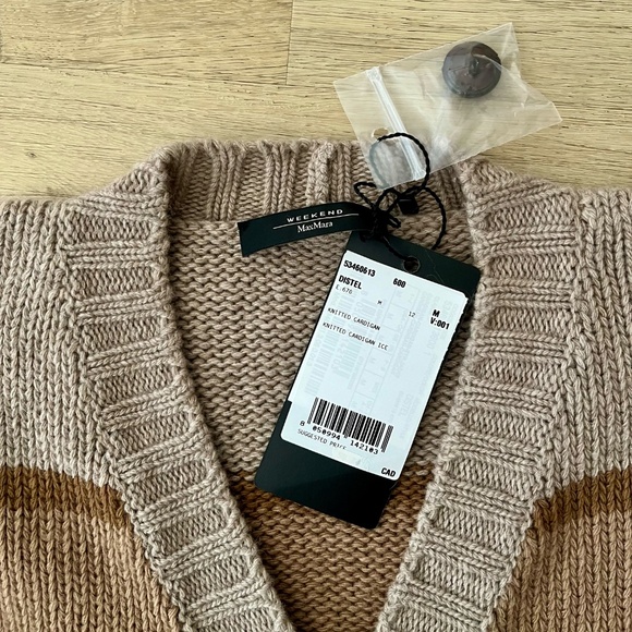 MaxMara Distel Llama Cardigan / Weekend Max Mara - Picture 7 of 8
